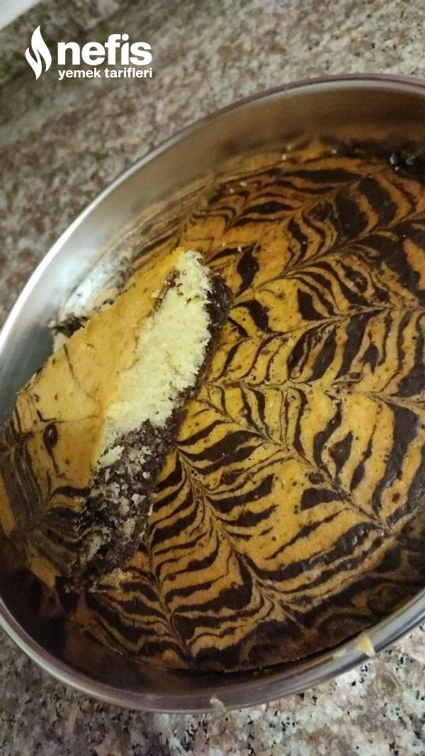 Portakallı Mis Kokan Zebra Kek