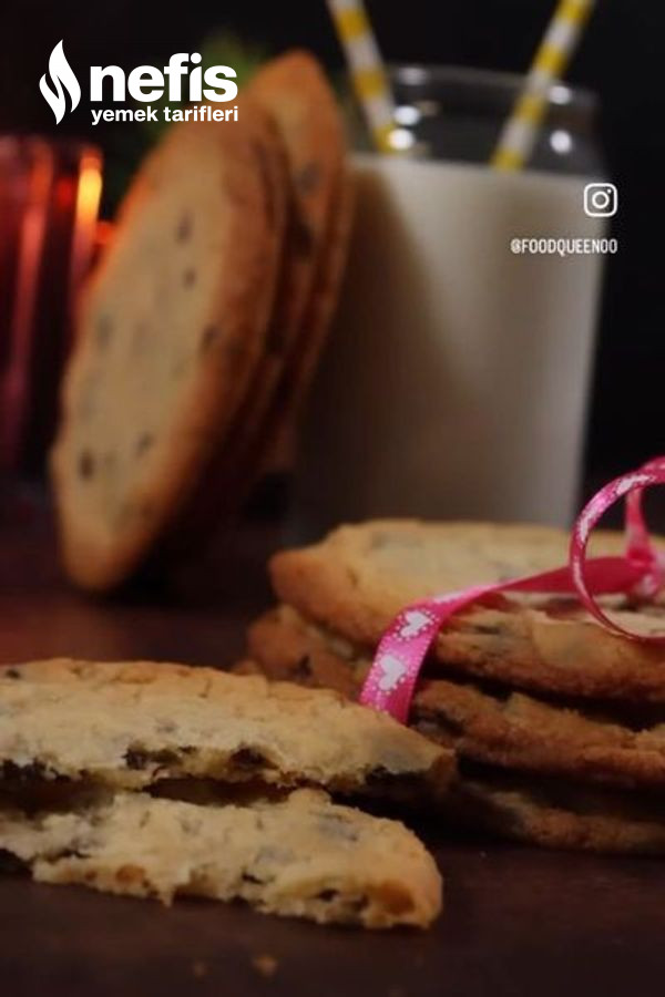 Çikolatalı Kurabiye (Subway Cookies) (Videolu)