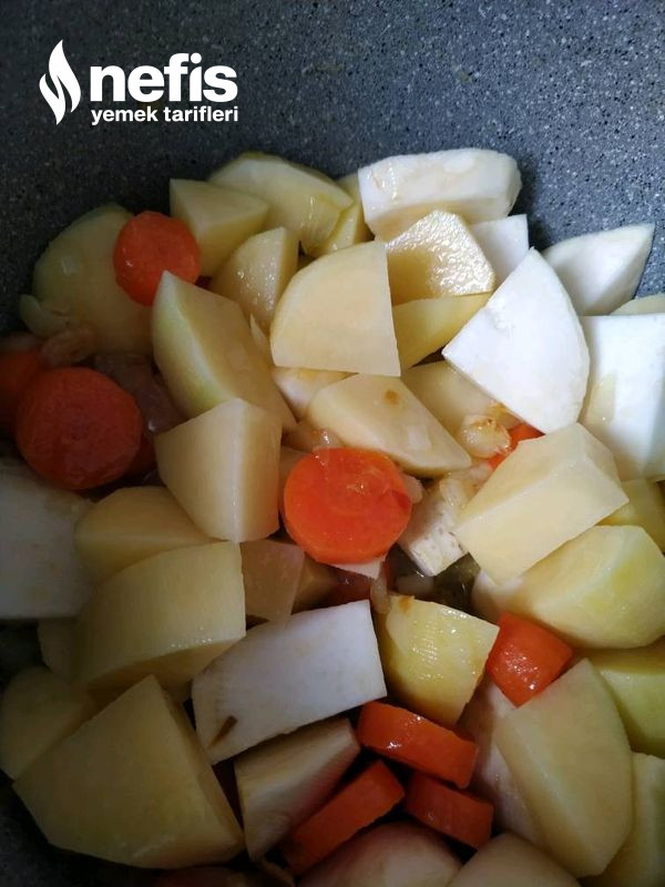 Patatesli, Portakak Sulu Kereviz Yemeği