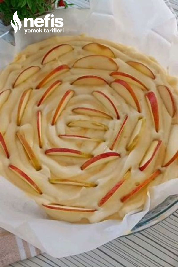 Kremalı Elmalı Kek