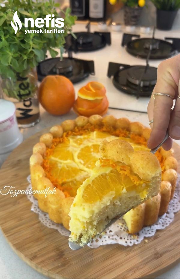 Portakallı Tart Kek Videolu