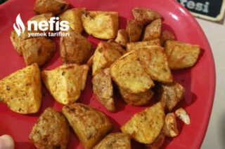 Airfryer'de Kabuklu Baharatlı Patates Tarifi