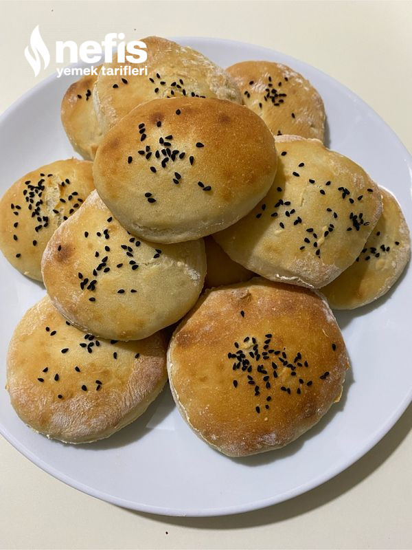 En Kolay Ekmek Tarifi Mini Pita Ekmeği