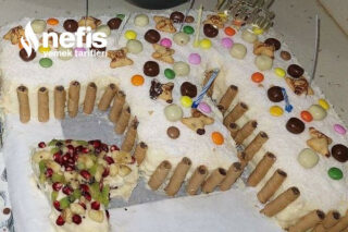 Harfli Yaş Pasta/ Lettered Birthday Cake Tarifi