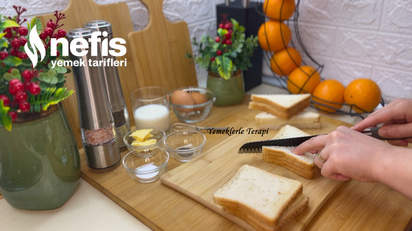 Hafta Sonu Kahvaltılarınızın Vazgeçilmez Lezzeti Fransız Tostu (Videolu)