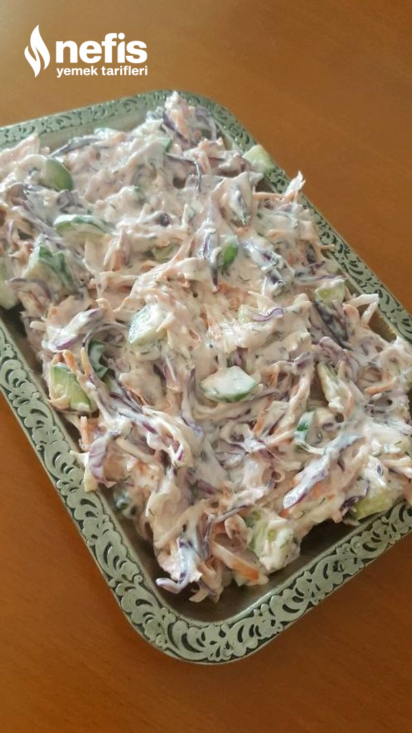 Beyaz Ve Mor Lahana Salatası