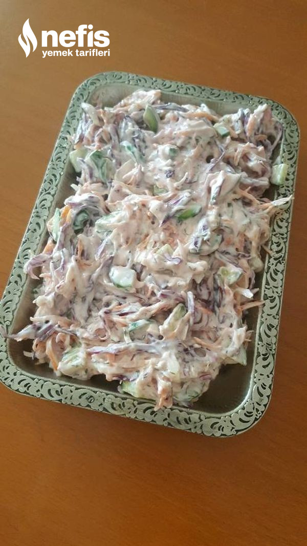 Beyaz Ve Mor Lahana Salatası