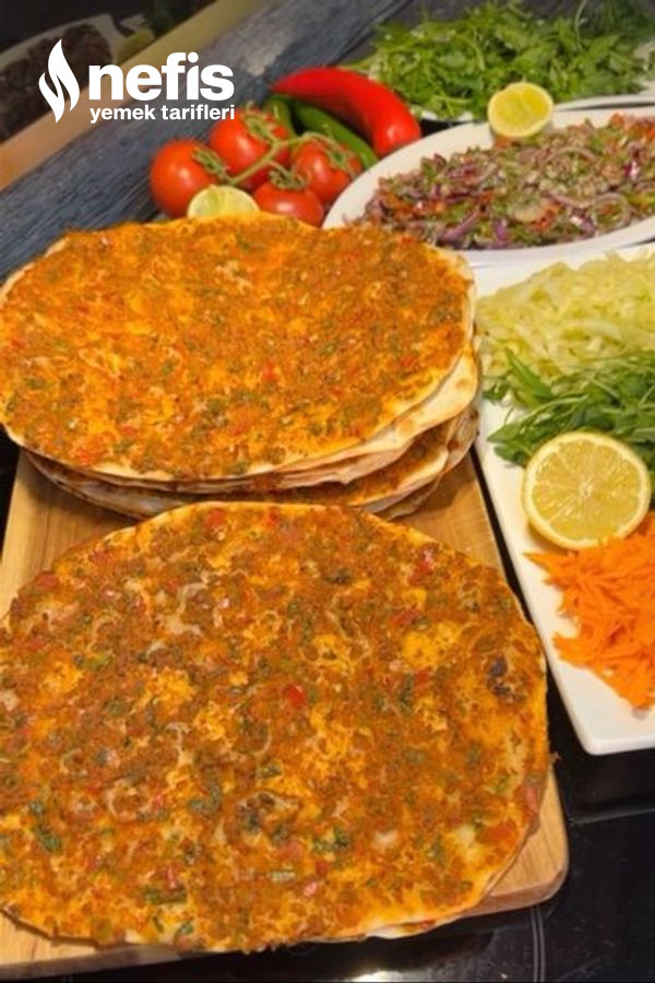 Ev Yapımı Çıtır Lahmacun (Mayasız)