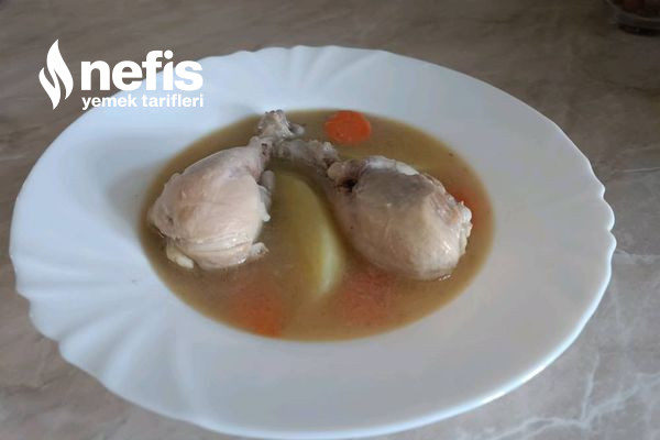 Lokanta Usulü Terbiyeli Tavuk Haşlama (Ana Yemek, Tencere Yemeği)