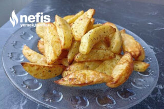 Elma Dilim Patates (Kahvaltıya Aksam Yemeğinin Yanına) Airfry'de Tarifi