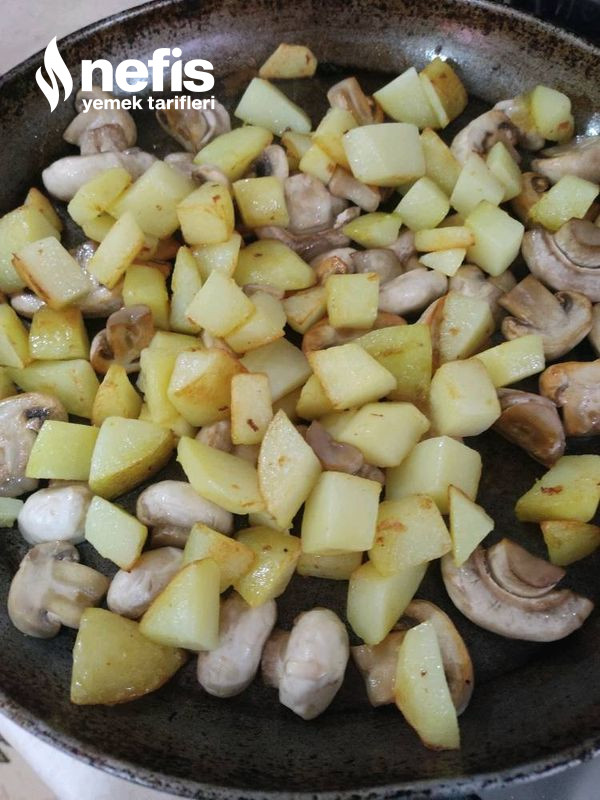 Mantar Ve Patates Qızartası (Azerice)