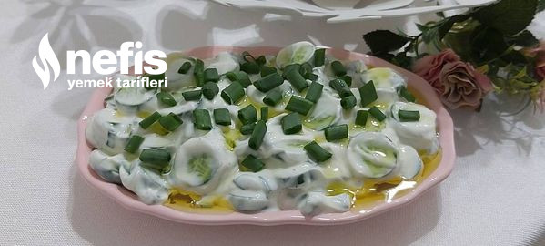 Yoğurtlu Salatalık Salatası