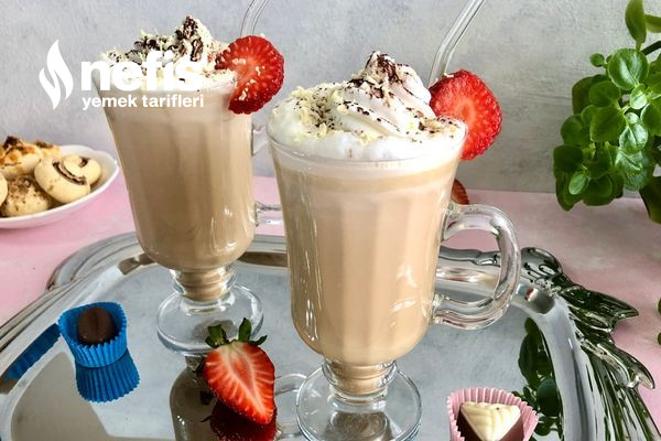Beyaz Çikolatalı Kahve (Cafe Lezzetinde) (Videolu)