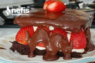 Browni Çilekli Magnolia (Kesinlikle Denenmesi Gereken Bir Tarif) Tarifi