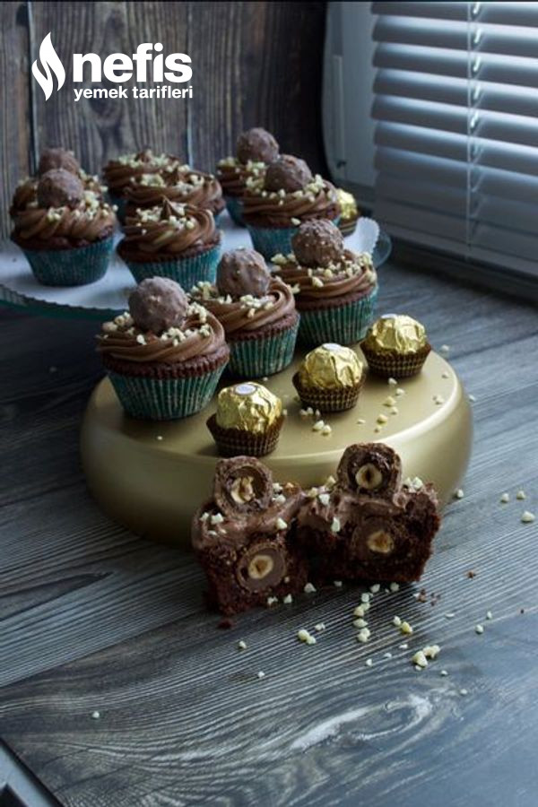 Nutella Ferrero Minik Kekler (Cupcake) Videolu