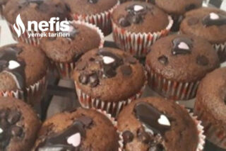 Kakaolu Muffin Kek (Top Kek Tadında) Tarifi