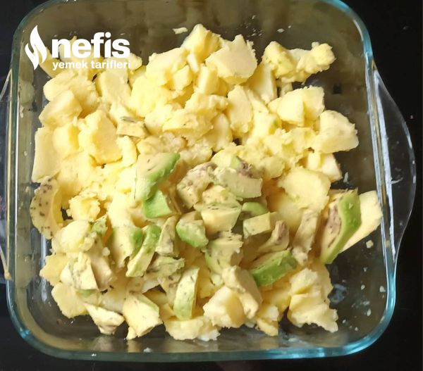Avokadolu Patatesli Yaz Salatası ( Diyet ve Vitamin Deposu)