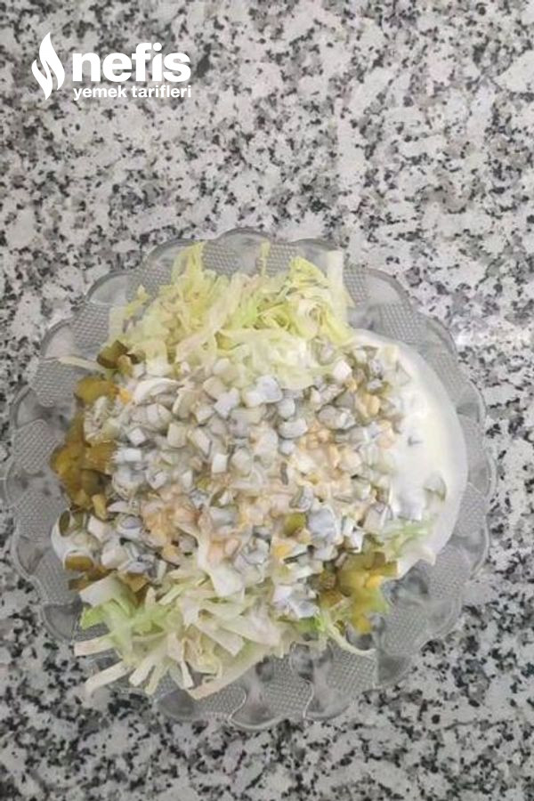 Tavuklu Göbek Salatası (Yazın Vazgeçilmezi)