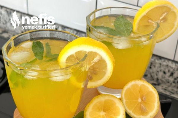 Ev Yapımı Zerdeçallı Limonata