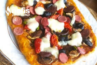 Airfryerde Şipşak Pizza Tarifi