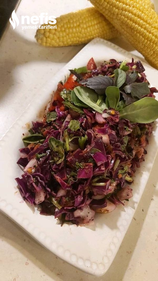 Reyhanlı Semizotlu Karalahana Salatası
