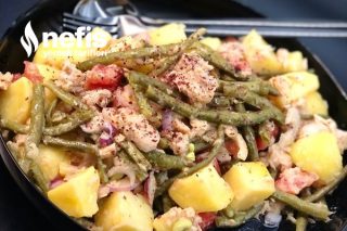 Ton Balıklı Börülceli Patates Salatası Tarifi