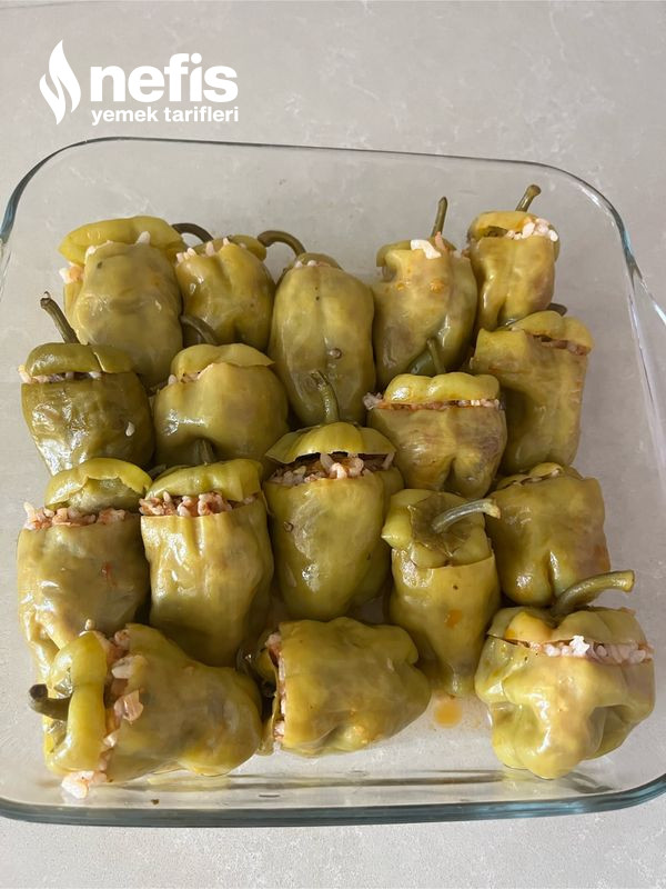 Fırında Biber Dolma