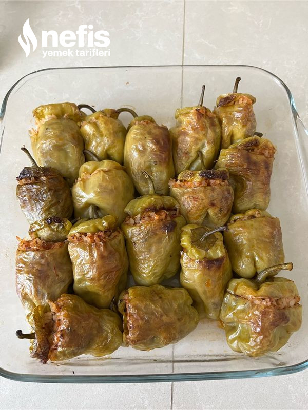 Fırında Biber Dolma