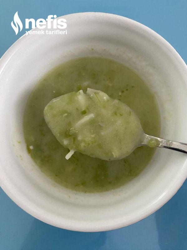 Bebek İçin Yeşil Fasulye Çorbası (Peynir Altı Suyu İle)