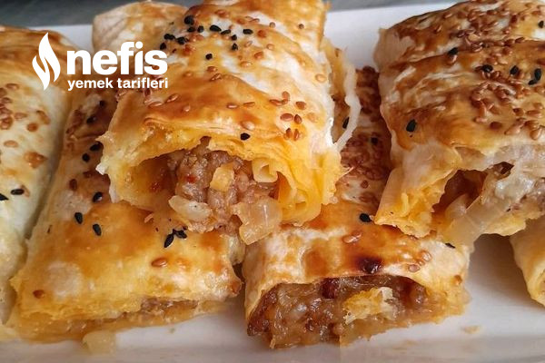 Kol Böreği Tadında Enfes Kıymalı Patatesli Börek Tarifi