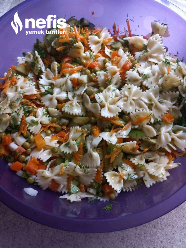 Özel Soslu Makarna Salatası (Sosuna Bayılacaksınız)