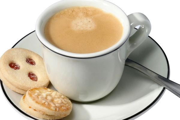 How many calories in Nescafe with milk?