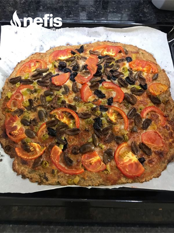 Kabak Tabanlı Akdeniz Pizza (Fit)