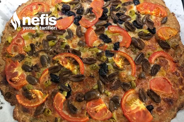 Kabak Tabanlı Akdeniz Pizza (Fit) Tarifi