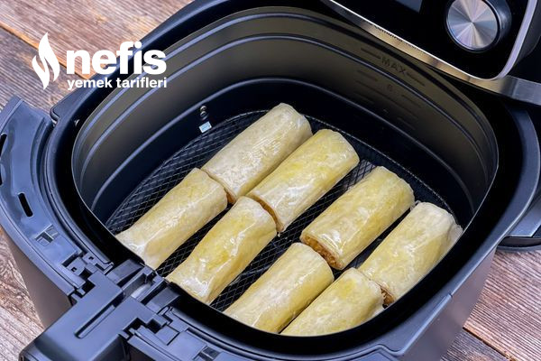 Airfryer Elmalı Çıtır Rulo