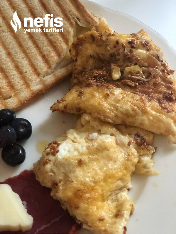 Bebekler İçin Susamlı Omlet +8 Ay