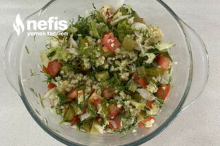 Bulgur Pilavından Bulgur Salatası Tarifi
