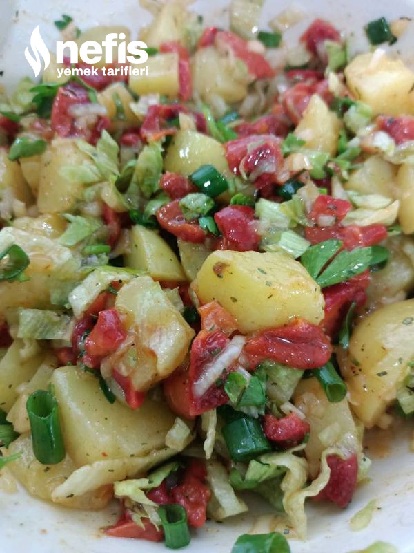 Bol Kapyalı Patates Salatası (Asla Pişman Olmayacaksınız)