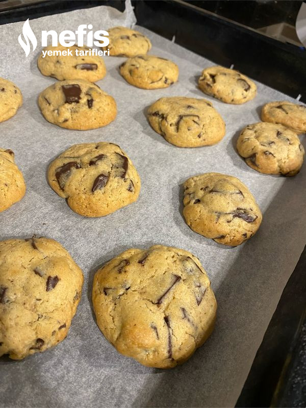 Chocolate Chip Cookies (Yumuşak Kurabiye) (Cookie Monster’s Cookie)