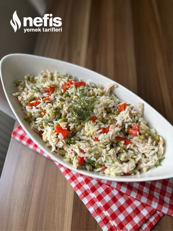 Tavuklu Pirinç Salatası (Çok Hafif Çok Lezzetli)