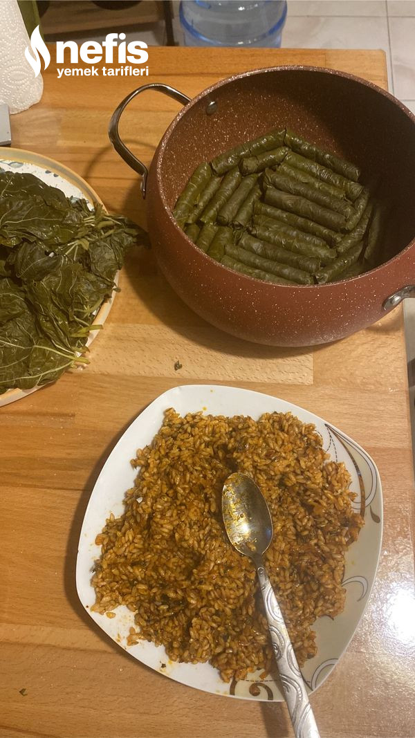 Yaprak Sarma Ve Kuru Acur Dolması