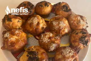 Peynirli Sucuklu Muffin Tarifi