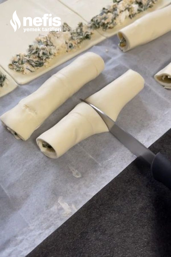 Milflöy Hamuru İle Ispanaklı Peynirli Börek