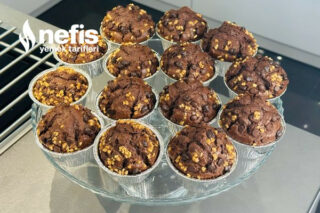 Kakaolu Çikolatalı Muffin Tarifi