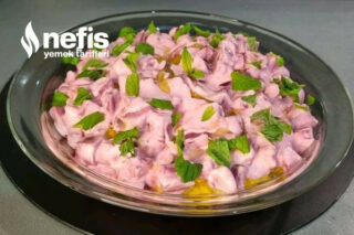 Yoğurtlu Pembe Pancar Salatası Videolu Tarifi