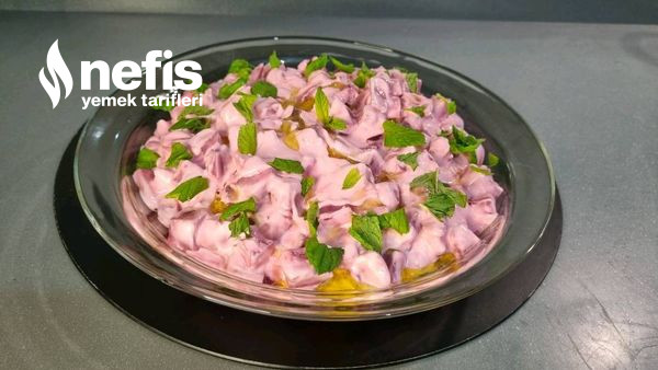 Yoğurtlu Pembe Pancar Salatası Videolu