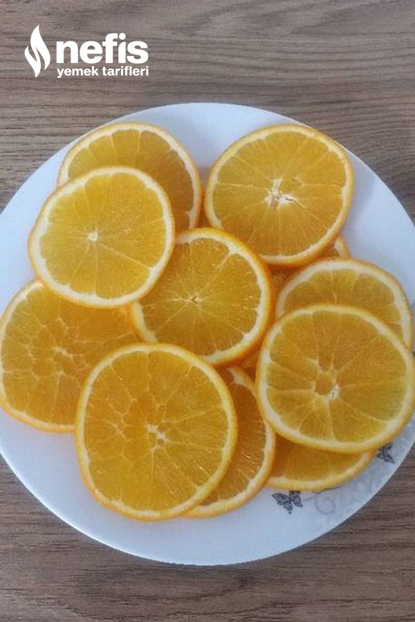 Kaloriferde Kurutulmuş Portakal Halkaları