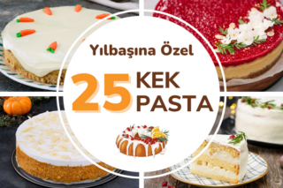 Yılbaşı Pastaları ve Kekleri: Kutlamayı Renklendiren 25 Tarif Tarifi
