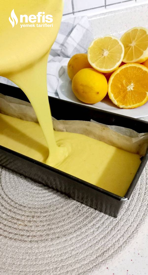 Portakallı Limonlu Baton Kek Tarifi