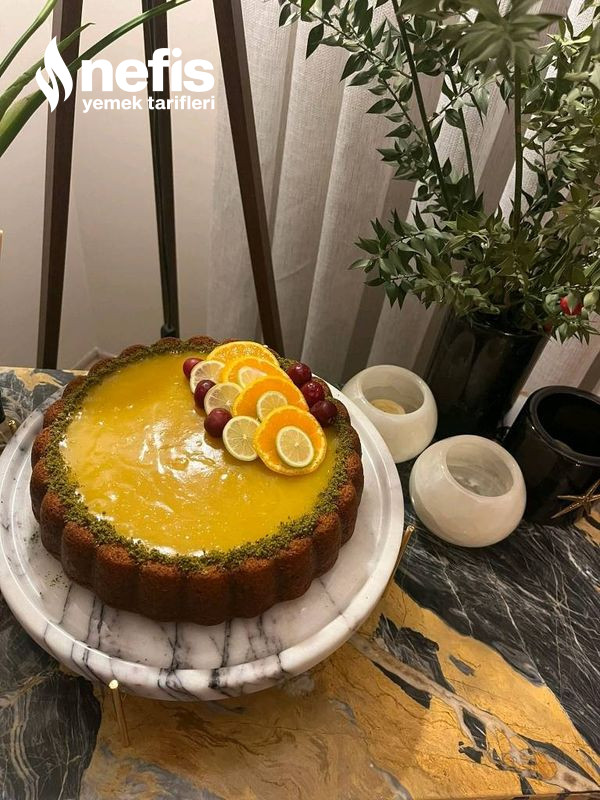 Portakal Soslu Tart Kek